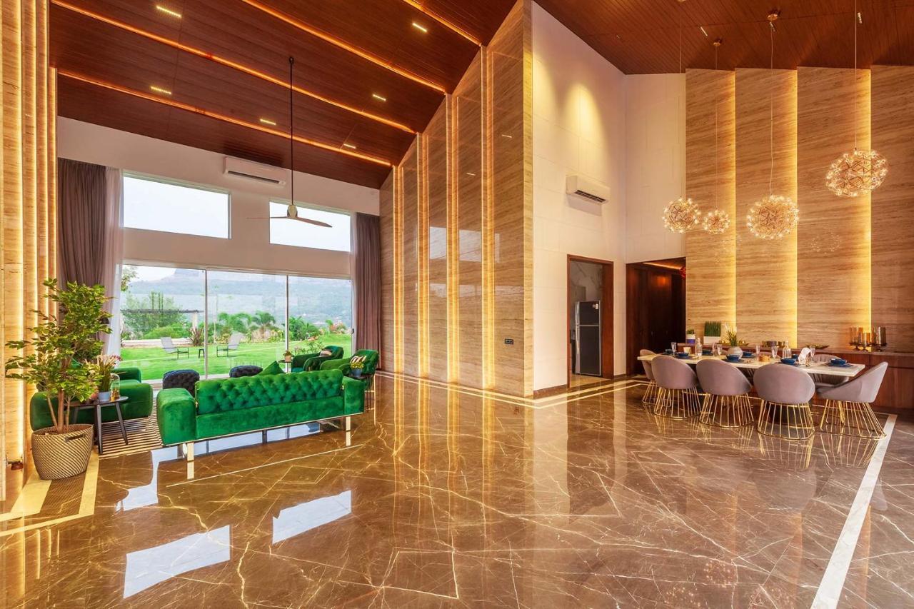Stayvista'S Villa 107 At Canary Farms - Pure Veg With Huge Lawn, Pool And Home Theatre Lonavala Exteriör bild